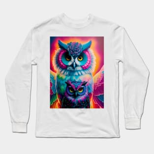 Fluffy Owl Long Sleeve T-Shirt